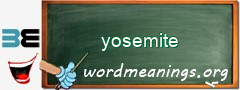 WordMeaning blackboard for yosemite